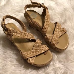 Dolce vita braided platform sandals